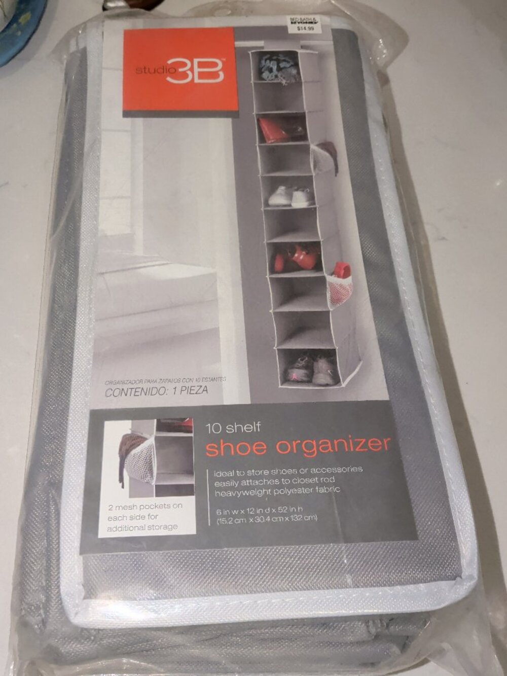 Studio 3B 10-Shelf Hanging Shoe Organizer (discontinued)